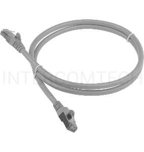 Патч-корд LANMASTER LSZH FTP кат.6, 2.0 м, серый