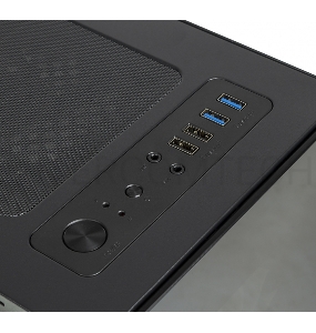 Корпус Formula V-LINE 7706 черный без БП ATX 8x120mm 2xUSB2.0 2xUSB3.0 audio bott PSU