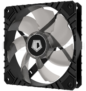 Вентилятор ID-COOLING WF-12025-SD-K 120x120x25мм (80шт./кор, 1600об/мин, Black)  BOX