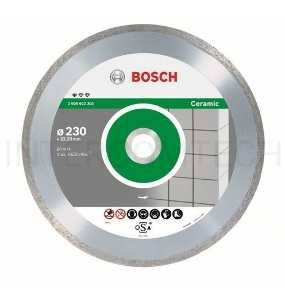 Алмазный диск по керамике Bosch Standard for Ceramic (2608602205) d=230мм d(посад.)=22.23мм (угловые шлифмашины)