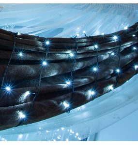 Гирлянда светодиодная универсальная 200 LED БЕЛЫЕ 20 метров, с контроллером