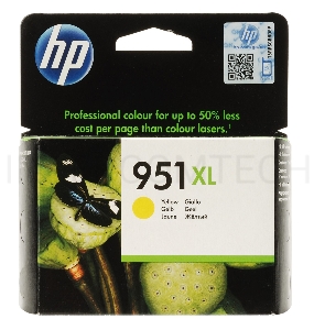 Картридж струйный HP 951XL CN048AE желтый для HP OJ Pro 8100/8600 (1500стр.)