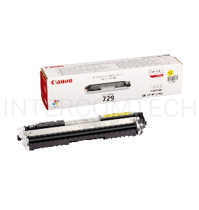 Тонер-картридж Canon Cartridge 729Y (4367B002) желтый для LBP-7010C/7018C 1000 стр.