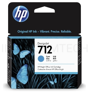 Картридж струйный HP 712 3ED67A голубой (29мл) для HP DJ Т230/630