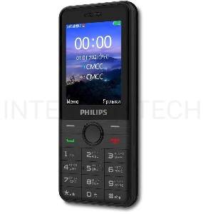 Мобильный телефон Philips E172 Xenium черный моноблок 2Sim 2.4