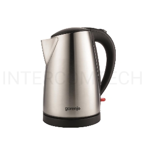 Чайник электрический Gorenje K17FE 1.7л. 2200Вт серебристый матовый (корпус: металл/пластик)