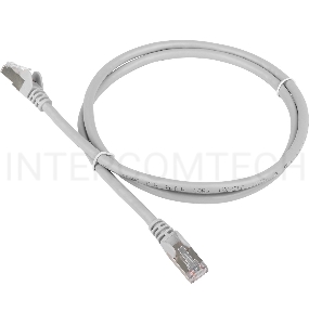 Кабель Patch cord Lanmaster TWT-45-45-5.0/S-GY 5м FTP Cat 5e Grey