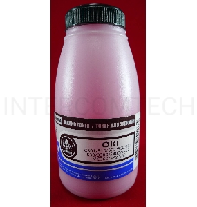 Тонер OKI C301/C321/C310/C330/C331/C510/C511/C530/C531/C3300/C3400/C3450/C3520/C3530/C3600/C5600/C5700/MC350/MC351/MC352/MC360/MC361/MC362/MC561/MC562 Magenta (фл., 50г) B&W Premium (Tomoegawa) - фас.России