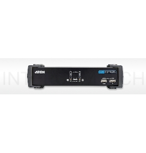 Переключатель электронный CUBIQ 2 PORT USB 2.0 DVI KVMP SWITCH