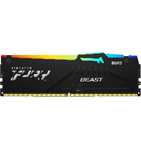 Модуль памяти Kingston 32GB 5600MT/s DDR5 CL40 DIMM FURY Beast RGB