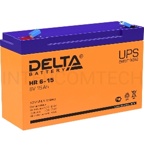 Батарея Delta HR 6-15 (6V 15Ah)