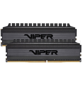 Оперативная память DDR 4 DIMM 8Gb (4GBx2) PC25600, 3200Mhz, PATRIOT BLACKOUT Kit (PVB48G320C6K) (retail)