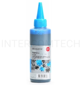 Чернила Cactus CS-I-CL511C голубой (100мл) Canon PIXMA MP240/MP250/MP260/MP270/MP4800