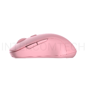 Мышь беспроводная Dareu LM115G Pink (розовый), DPI 800/1200/1600, ресивер 2.4GHz, размер 107x59x38мм
