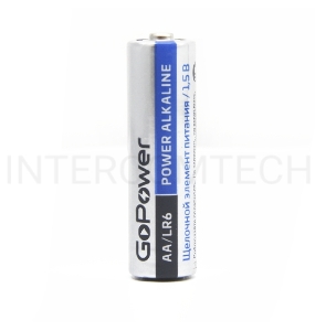Батарейка GoPower LR6 AA BOX20 Shrink 4 Alkaline 1.5V (4/20/640)