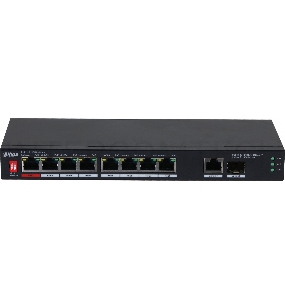 Коммутатор Dahua DH-PFS3110-8ET1GT1GF-96 8x100Mb 1G неуправляемый