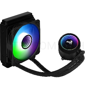 Система водяного охлаждения Aerocool Mirage L120 Soc-AM4/1151/1200/2066/1700 4-pin 20-27dB Al+Cu 200W 756gr LED Ret
