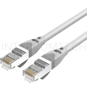 Патч-корд Vention прямой SFTP cat.6A, RJ45 - 2м. Серый