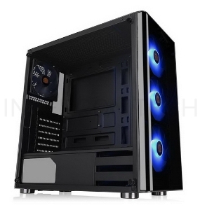 Корпус V200 TG RGB CA-1K8-00M1WN-01 Black/Win/SPCC/Tempered Glass*1/120mm RGB Fans*3 + 120mm Standard Fan*1/MB Sync