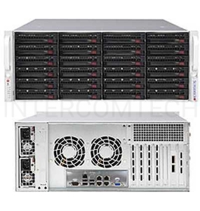 Платформа SuperMicro 6049P-E1CR24H noCPU(2)Scalable/TDP 70-205W/ no DIMM(16)/ 3108RAID HDD(24)LFF/ 2x10Gbe/ 5xFH/ 2x1200W