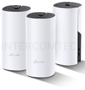Бесшовный Mesh роутер TP-Link Deco P9 (3-Pack) AC1200 10/100/1000BASE-TX белый
