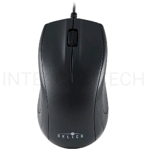 Мышь Oklick 185M черный оптическая (1000dpi) USB