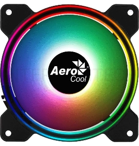 Вентилятор Aerocool Saturn 12F 120x120mm 4-pin (Molex)20dB 140gr LED Ret