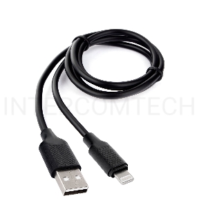 Кабель Cablexpert для Apple CCB-USB-AMAPO2-1MB, AM/Lightning, издание Classic 0.2, длина 1м, черный, блистер