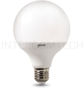 Светодиодная лампа GAUSS 105102116 LED G95 E27 16W 1360lm 3000K 1/32