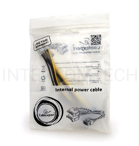 Разветвитель питания Cablexpert CC-PSU-83, 2xSATA->PCI-Express 8pin, для подключения в/к PCI-Е (8pin) к б/п ATX