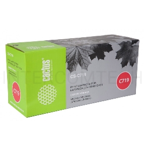 Картридж Cactus CS-C719 для принтеров Canon i-SENSYS MF5840/ MF5880; LBP6300/ 6650, черный, 2100стр.