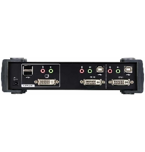 Переключатель, электрон., KVM+Audio+USB 2.0,  1 user USB+DVI =)  4 cpu USB+DVI, со шнурами USB 4х1.8м., 2560x1600 60Hz DVI-D Dual Link/2048x1536 DVI-A, настол., иПереключатель, электрон., KVM+Audio+USB 2.0,  1 user USB+DVI =)  2 cpu USB+DVI,  USB 2х 2 POR