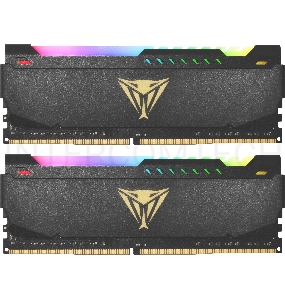Оперативная память DDR 4 DIMM 32Gb (16Gbx2) PC28800, 3600Mhz, CL20, PATRIOT Viper Steel RGB Kit (PVSR432G360C0K) (retail)