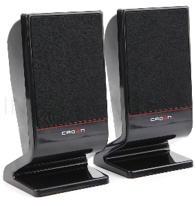 Колонки CROWN CMS-601 (USB, 6W; управление громкостью, разъём для наушников, кнопка включения, Длина кабеля между колонками 1м;Длина аудио-кабеля и питания 2м.)