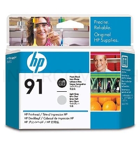 Картридж струйный HP №91 C9463A фото черный/светло-серый печатающая головка для HP Z6100