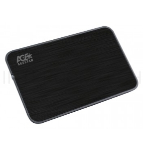 Внешний корпус для HDD AgeStar 3UB2A8 SATA II пластик/алюминий черный 2.5