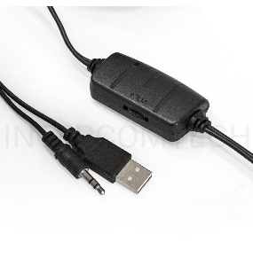 Акустическая система 2.0 ExeGate EX287060RUS Disco 130 (питание USB, 2х3Вт (6 Вт RMS), 100-20000Гц, черный/оранжевый)