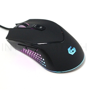 Мышь игровая Gembird MG-770, USB, 3200DPI, 6 кнопок+колесо-кнопка, кабель тканевый 1.8 м