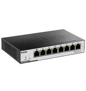 Коммутатор D-Link DGS-1100-08PD/B1B Настраиваемый L2 коммутатор с 8 портами 10/100/1000Base-T и поддержкой питания по PoE