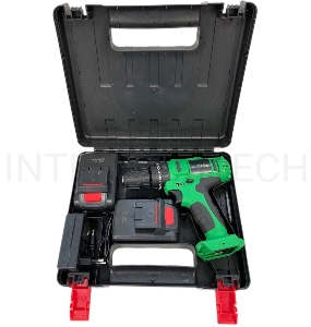 Дрель аккумуляторная ударная Zitrek Crusher 21-Li { 20В, Li-ion аккум. 2шт, ЗУ, кейс, бита } [063-4055]