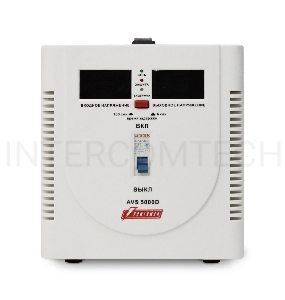 Стабилизатор Powerman AVS 5000D (5000ВА,25А,КПД 98%,циф. индикация вх./вых. напряж.)