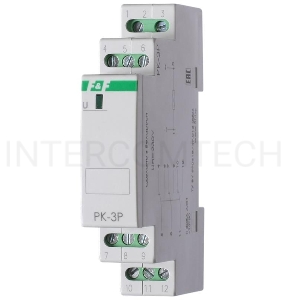 Реле промежуточное PK-3P (монтаж на DIN-рейке 35мм 220В 50Гц 3х8А 3NO/NC IP20) F&F EA06.001.023