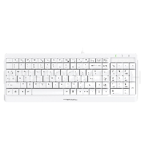 Клавиатура + мышь A4Tech Fstyler F1512 клав:белый мышь:белый USB