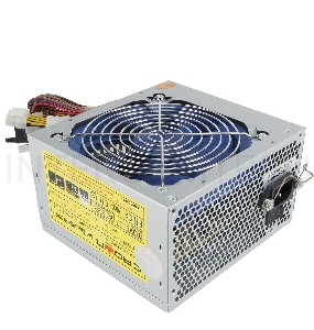 Блок питания CROWN CM-PS500 office (20+4in, 120mm FAN, SATA*2, PATA(big Molex)*3, FDD*1, 4+4pin, Lines 1x12V OEM, скоба)
