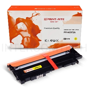 Картридж лазерный Print-Rite TFHA9PYPU1J PR-W2072A W2072A (есть ограничения по прошивке) желтый (700стр.) для HP Color Laser 150a/150nw/178nw MFP/179fnw MFP
