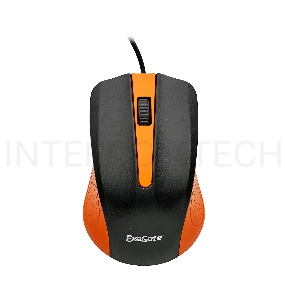 Мышь Exegate EX280437RUS SH-9030BO <black+orange, optical, 3btn/scroll, 1200dpi, USB>