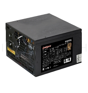 Блок питания 500W ExeGate 500PPH RTL, ATX, black, 80+Bronze, APFC, 12cm, 24p, (4+4)p, 5*SATA, 3*IDE, FDD, 2*(6+2)p