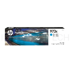 Картридж HP 973X, HP PageWide, голубой