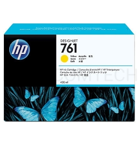 Картридж струйный HP №761 CM992A желтый для HP DJ T7100