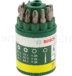 Набор бит BOSCH 2607019452  9 БИТ + УНИВЕР.ДЕРЖАТЕЛЬ PROMOLINE